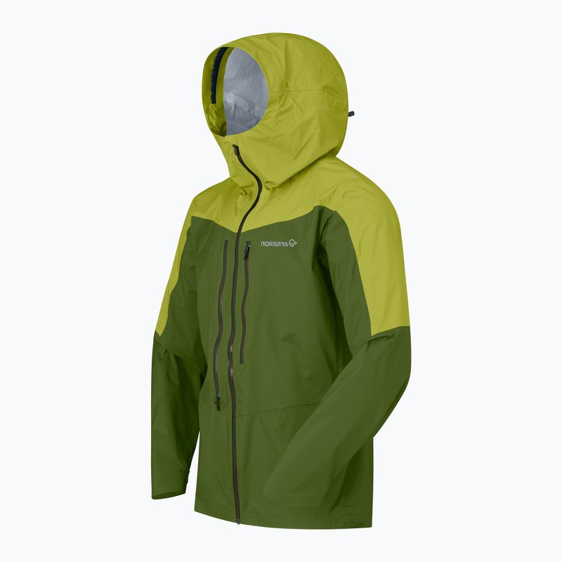 Pánská nepromokavá bunda NORRONA Falketind Dri1 pesto/golden lime 8