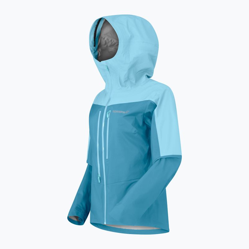 Dámská nepromokavá bunda NORRONA Falketind Dri1 brittany blue/aqua haze 7