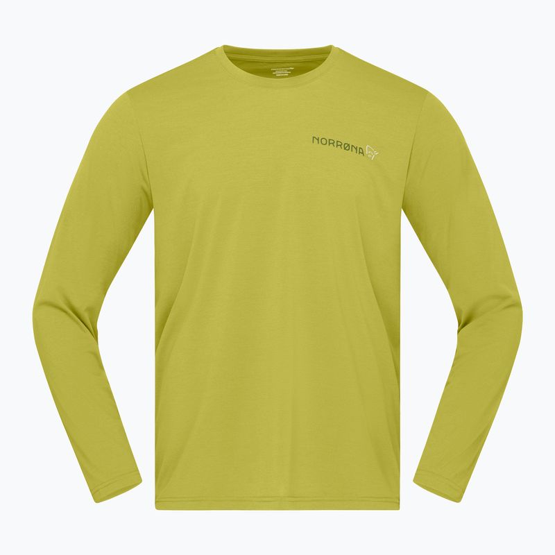 Pánské tričko Longsleeve NORRONA Femund Tech golden lime 5