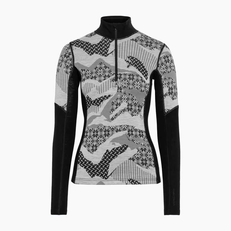 Dámská termo mikina KARI TRAA Olea Half Zip black 4