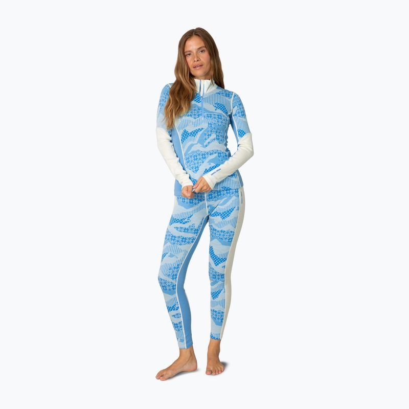 Dámská termo mikina KARI TRAA Olea Half Zip ocean 2
