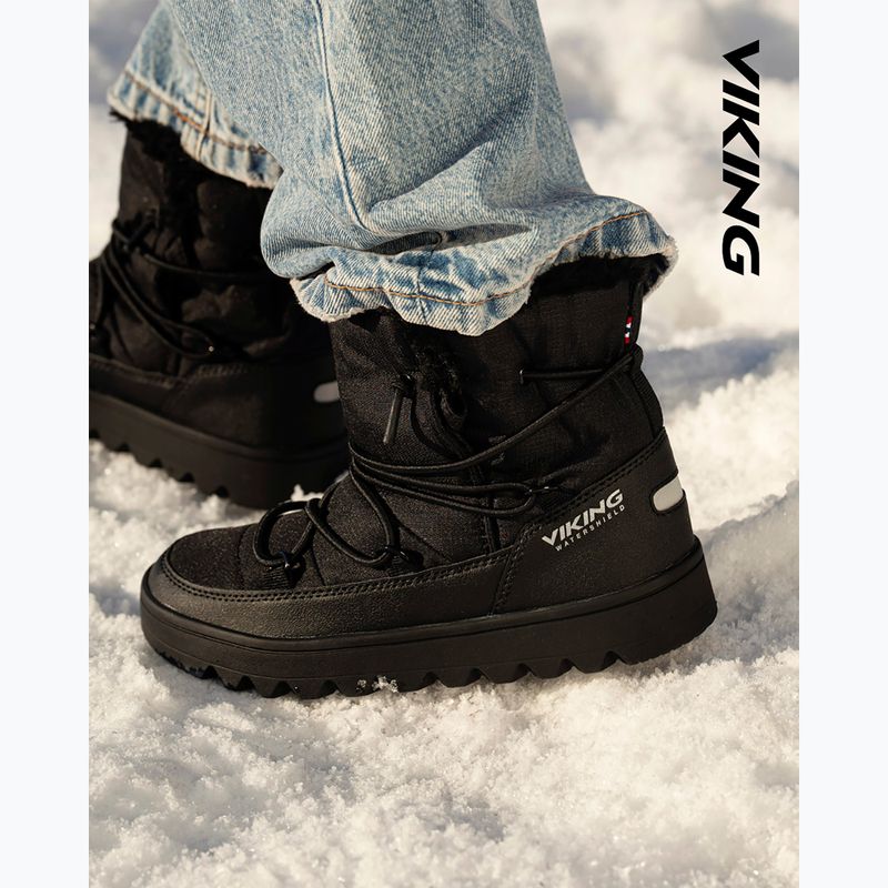 Sněhule Viking Footwear Snowflake Warm Waterproof SL black 8