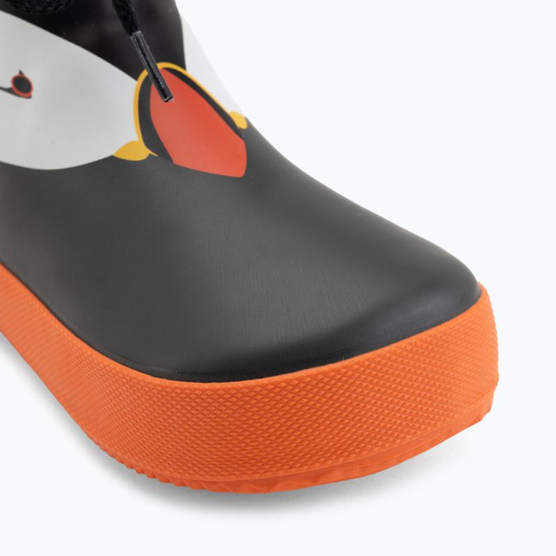 Dětské gumové boty Viking Footwear Alv Barefoot Paw Print černé 7