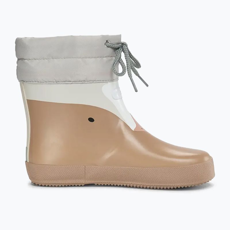Dětské holínky Viking Alv Barefoot Paw Print beige 9