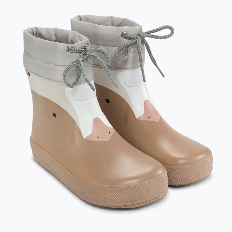 Dětské holínky Viking Alv Barefoot Paw Print beige 10