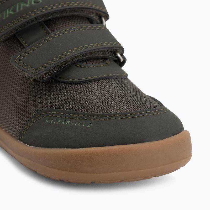 Dětské barefoot boty Viking Footwear Alv Barefoot Mid 2V Waterproof pine 7