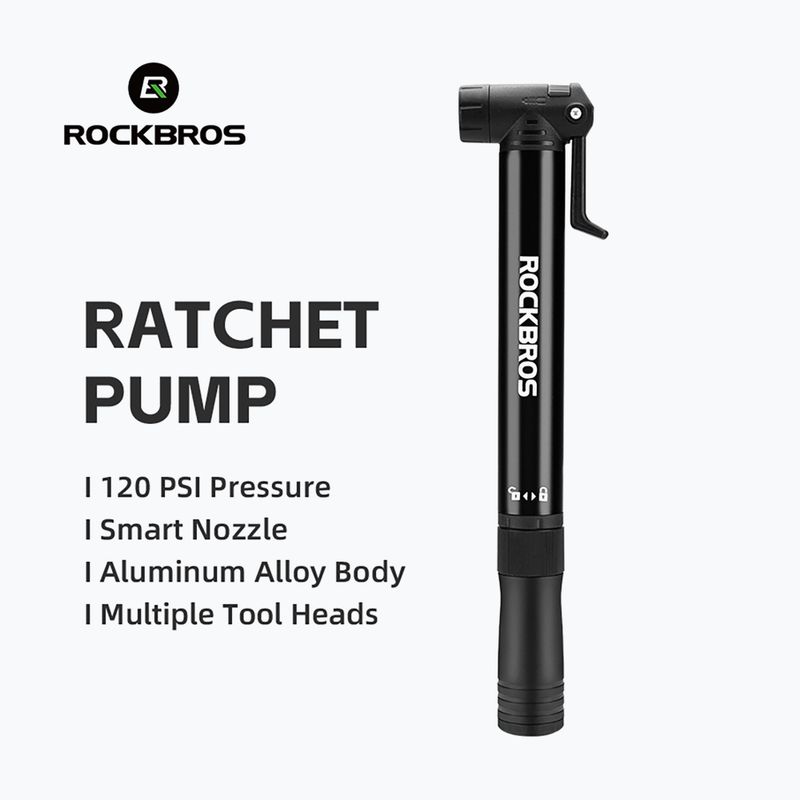 Pumpička na kolo Rockbros 42320010 120psi black 2