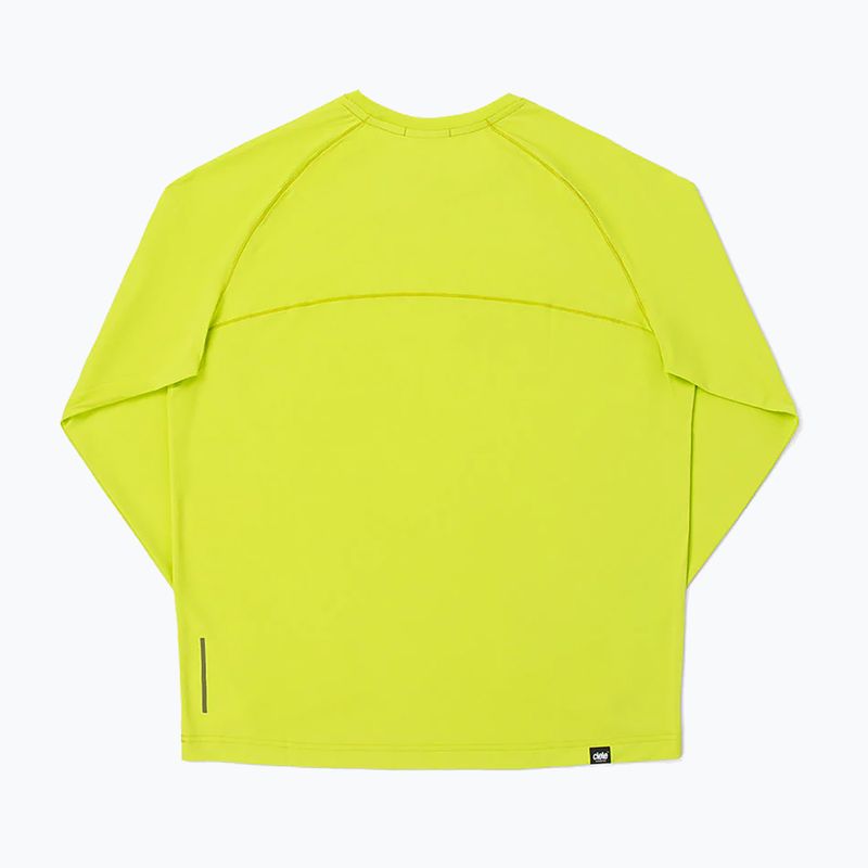 Pánské běžecké tričko Longsleeve Ciele Athletics DLY lime green 6