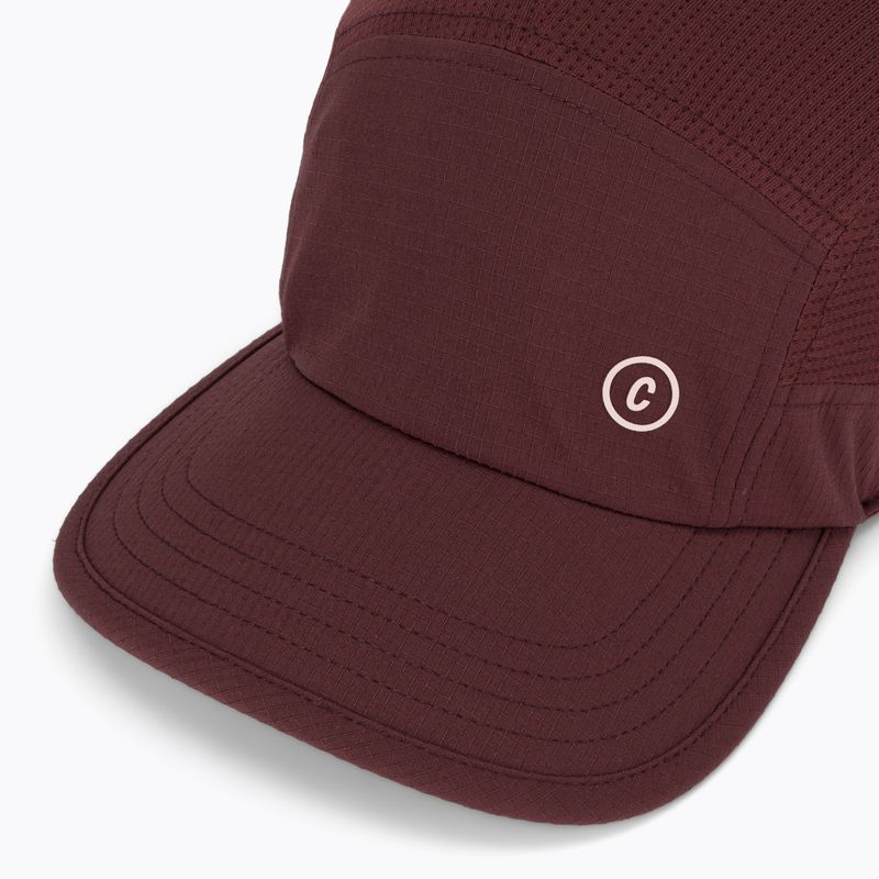 Kšiltovka Ciele Athletics GOCap SC Field Clow dark wine red 3