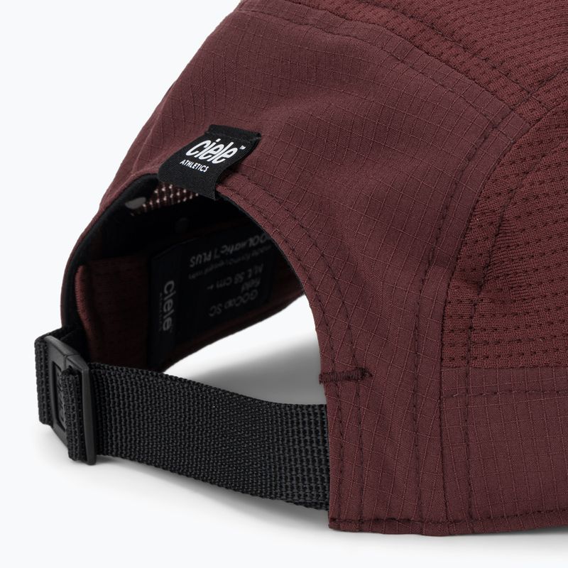 Kšiltovka Ciele Athletics GOCap SC Field Clow dark wine red 4