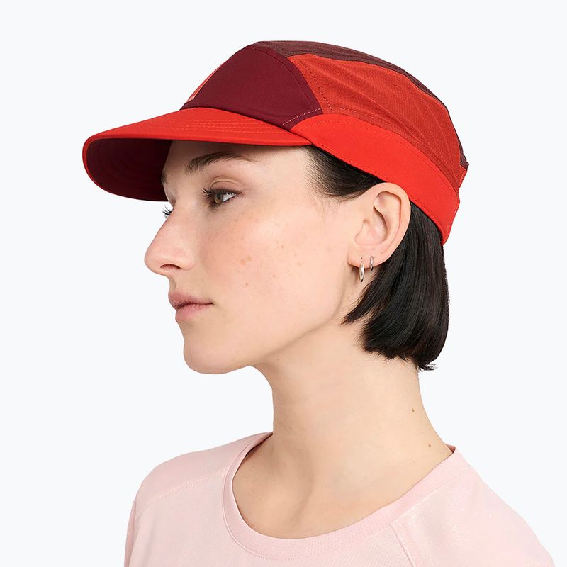 Kšiltovka Ciele Athletics FSTCap SC Comp IconicVC crimson red/glade 7