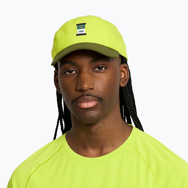 Kšiltovka Ciele Athletics GOCap SC Comp Ccube lime green 4
