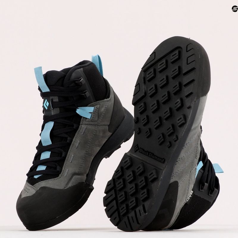 Dámské přístupové boty Black Diamond Mission LT Mid WP Aprch šedé 9