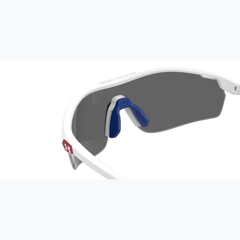 Dětské sluneční brýle Under Armour 7001/S S3 matte white/blue multilayer oleophobic 6