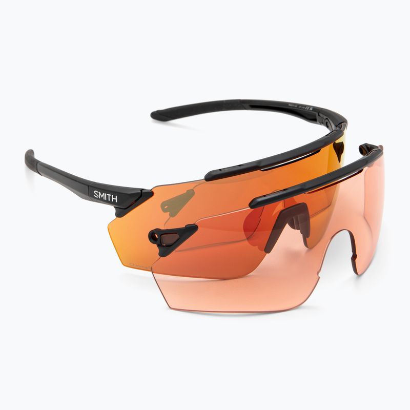 Sluneční brýle Smith Ruckus matte black/chromapop red mirror