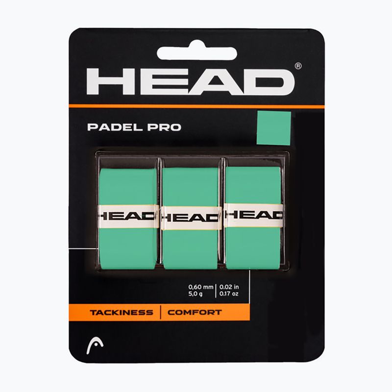Omotávky na rakety na padel HEAD Padel Pro 3 ks mint
