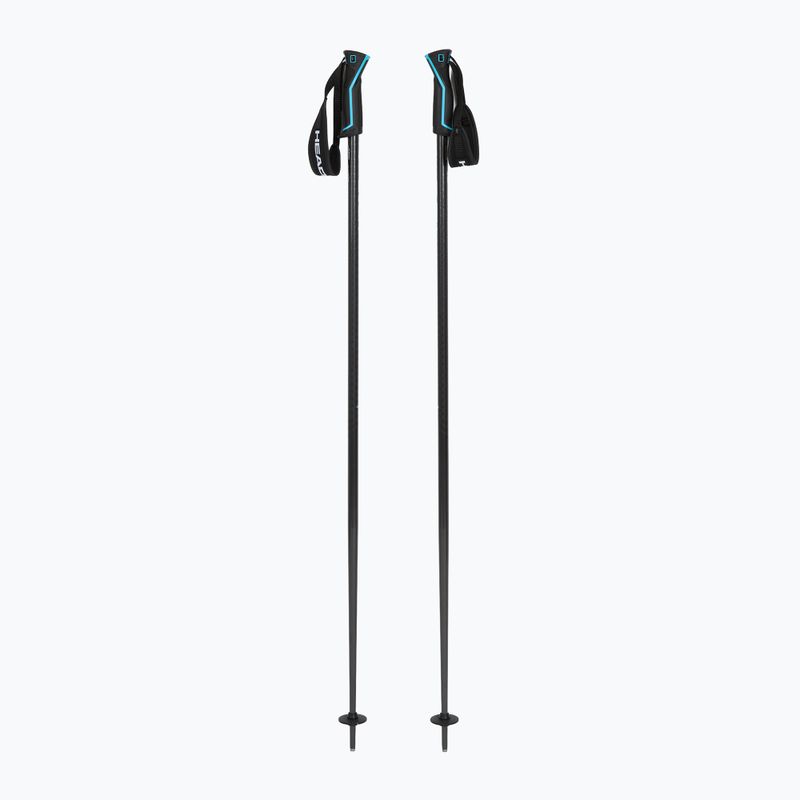 Lyžařské hole HEAD Frontside carbon black/speed blue