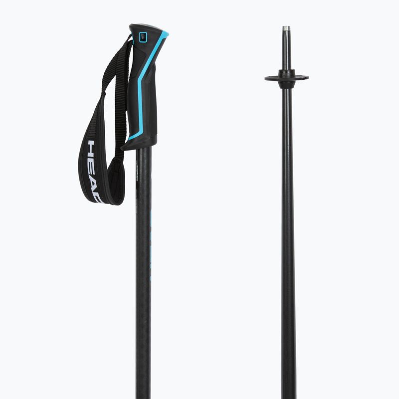 Lyžařské hole HEAD Frontside carbon black/speed blue 3