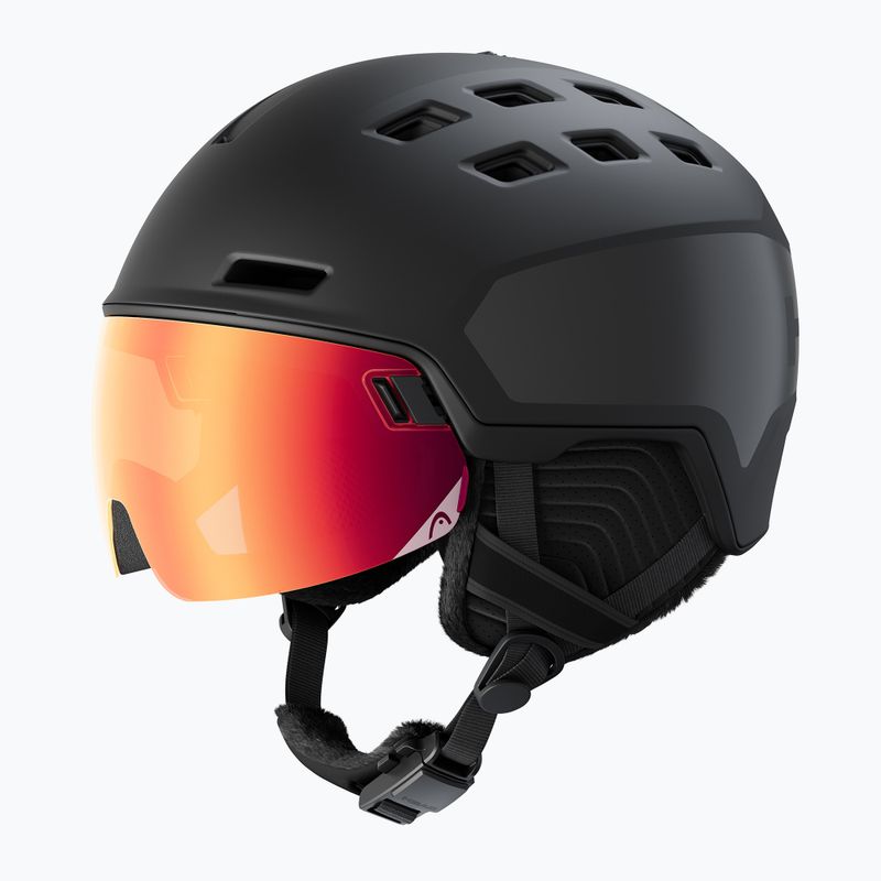 Lyžařská helma HEAD Radar Pro black/red yellow 10