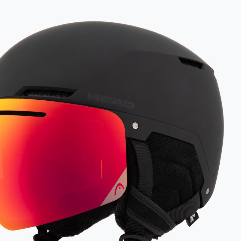 Lyžařská helma HEAD Cinema Pro black/red yellow 8