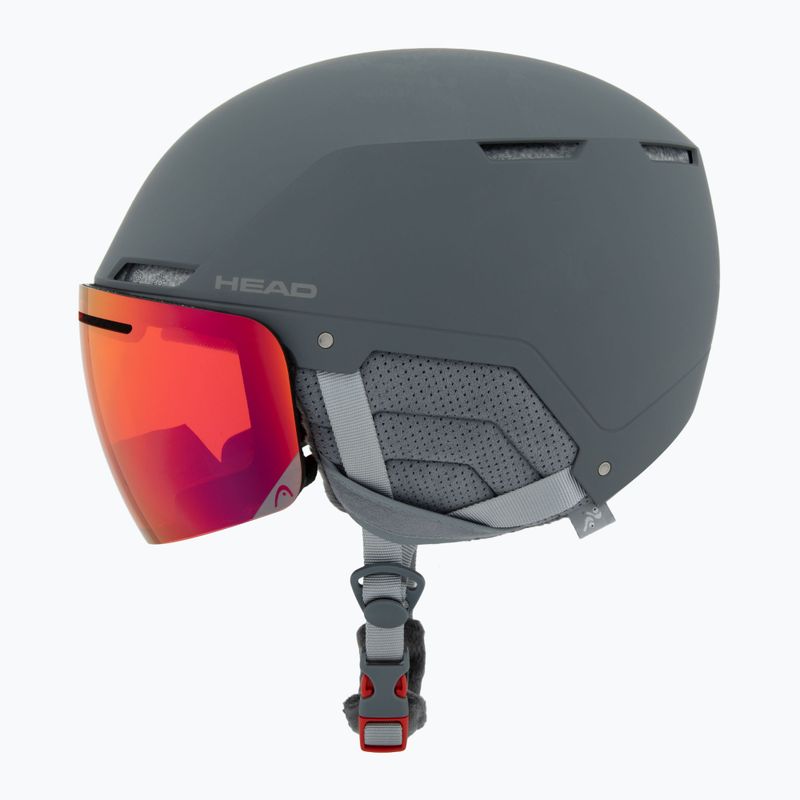 Dámská lyžařská helma  HEAD Cinema Pro W grey/red yellow 3