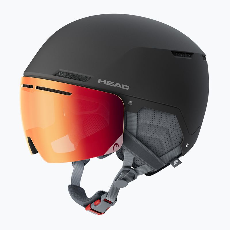 Dámská lyžařská helma  HEAD Cinema Pro W grey/red yellow 9