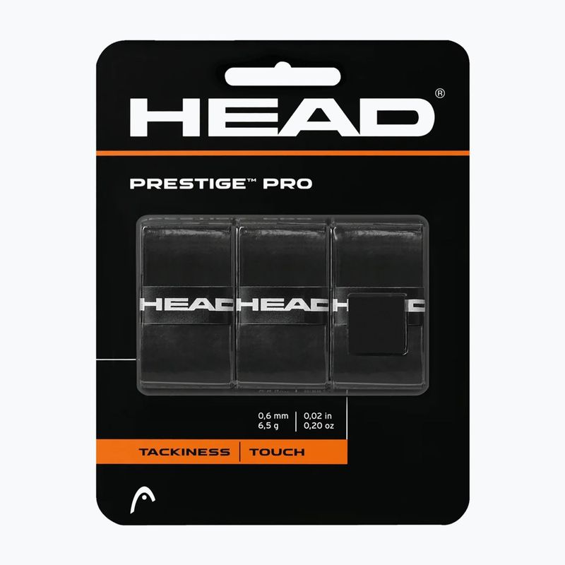 Omotávka na tenisovou raketu HEAD Prestige Pro Overwrap black