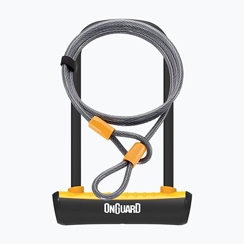 Zámek na kolo OnGuard Neon 8154OR U-Lock black/orange 7
