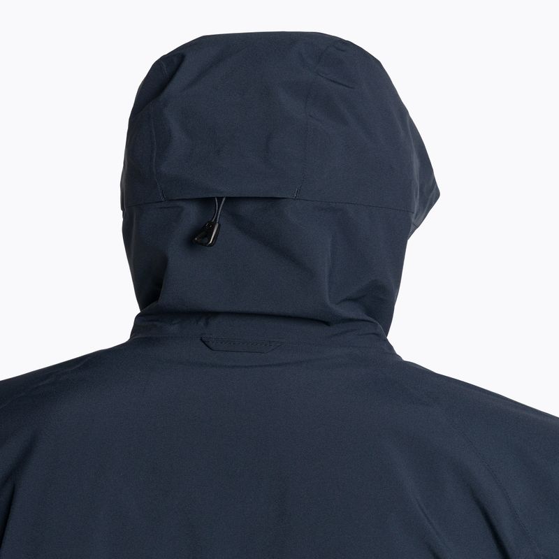 Pánská bunda do deště Fjällräven Vardag Hydratic Anorak dark navy/flame orange 6