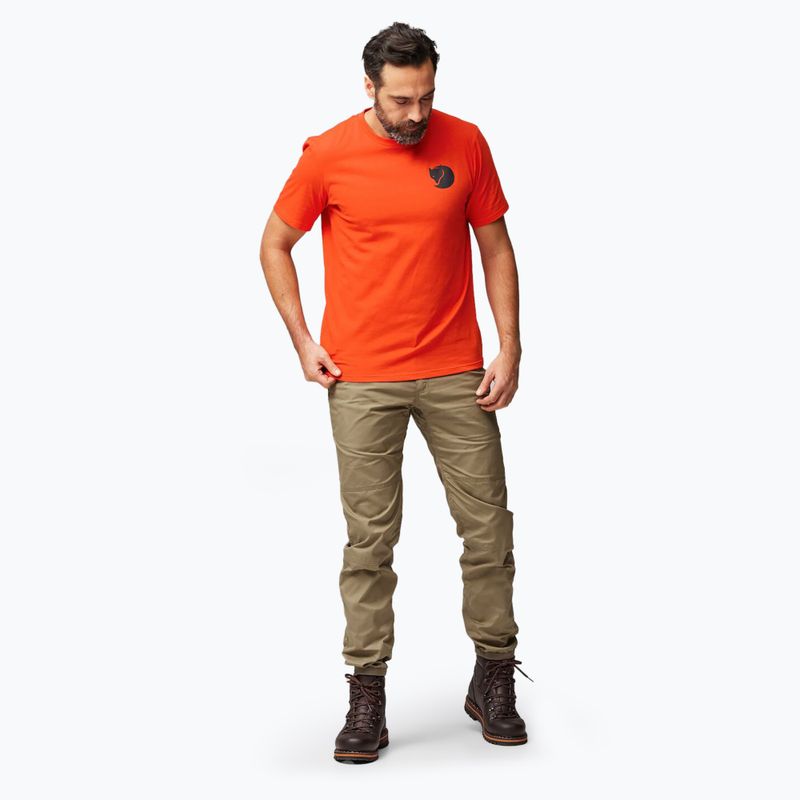 Pánské tričko   Fjällräven Walk With Nature flame orange 2