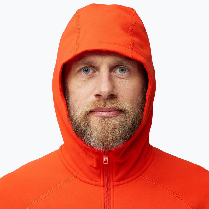 Pánská trekingová mikina Fjällräven Expedition Fleece Hoodie flame orange 6