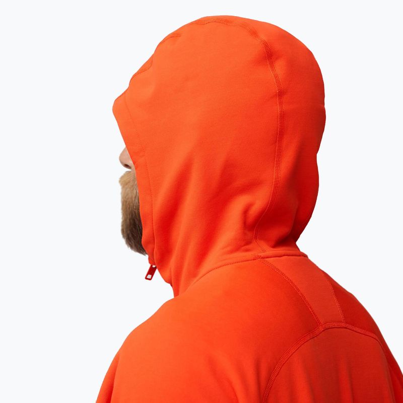 Pánská trekingová mikina Fjällräven Expedition Fleece Hoodie flame orange 7