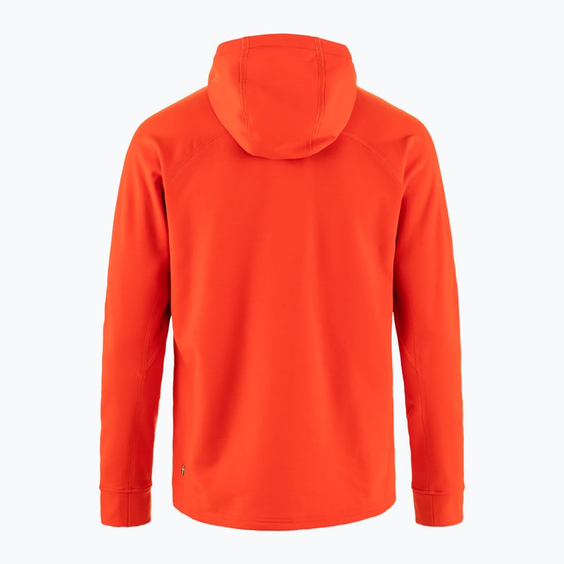 Pánská trekingová mikina Fjällräven Expedition Fleece Hoodie flame orange 12