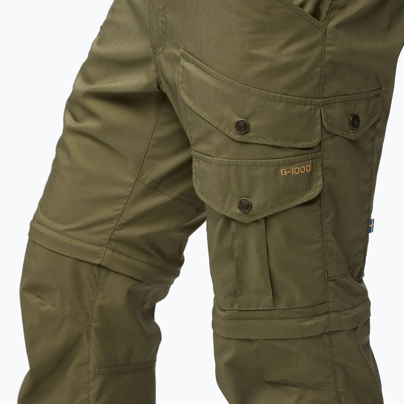 Pánské trekingové kalhoty Fjällräven Vidda Pro Lite Zip Off laurel green 7