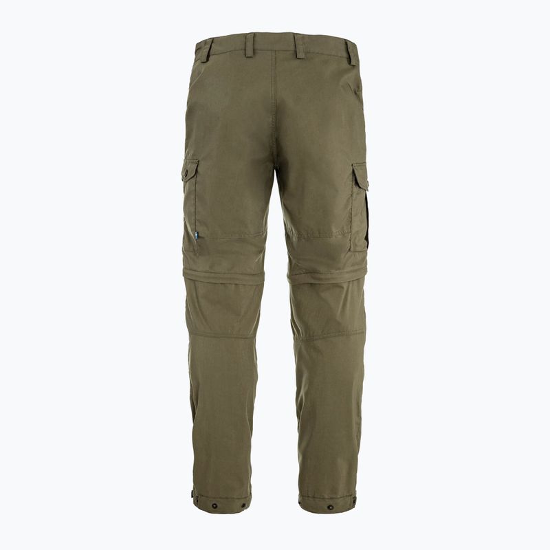 Pánské trekingové kalhoty Fjällräven Vidda Pro Lite Zip Off laurel green 15
