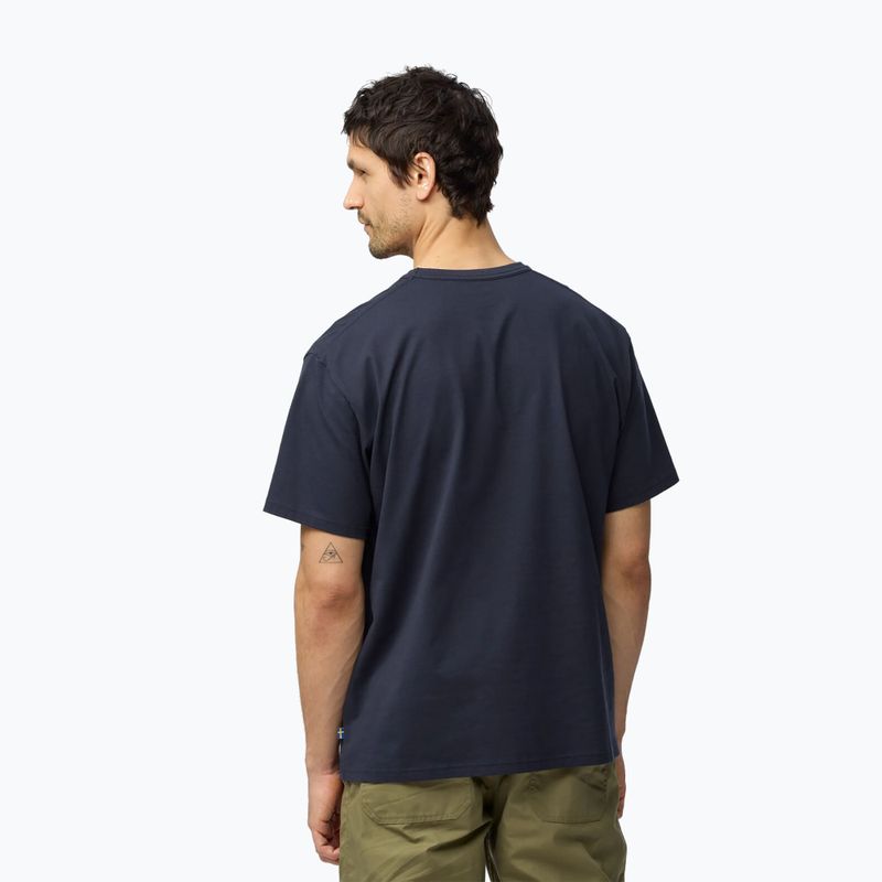 Pánské tričko Fjällräven Relaxed dark navy 2