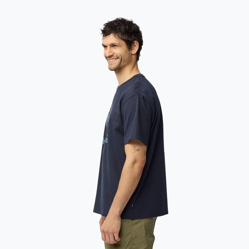 Pánské tričko Fjällräven Relaxed dark navy 3