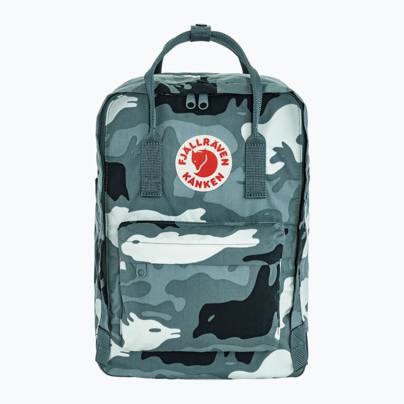 Městský batoh Fjällräven Kanken Graphics Laptop 15" 18 l nimbus blue/hidden animals