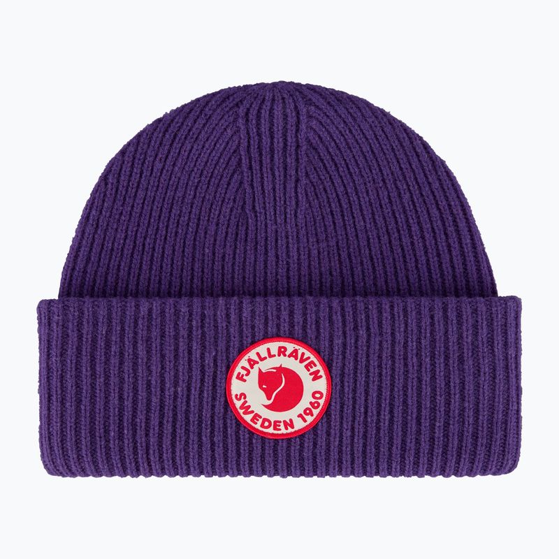 Zimní čepice Fjällräven 1960 Logo Hat dark violet