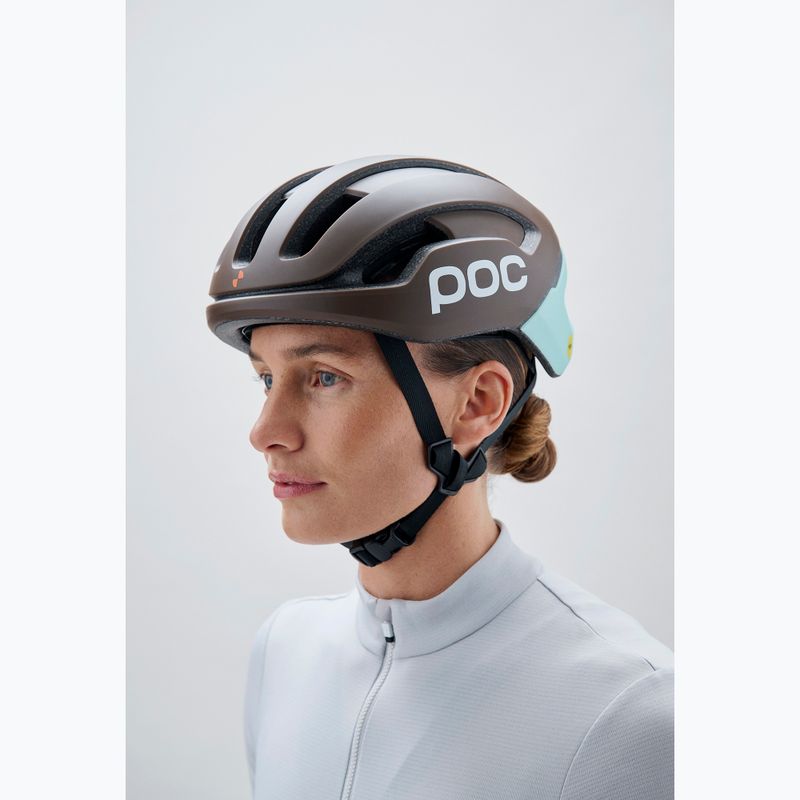 Cyklistická helma POC Omne Air MIPS bronzite brown matt/lazurite blue matt 12