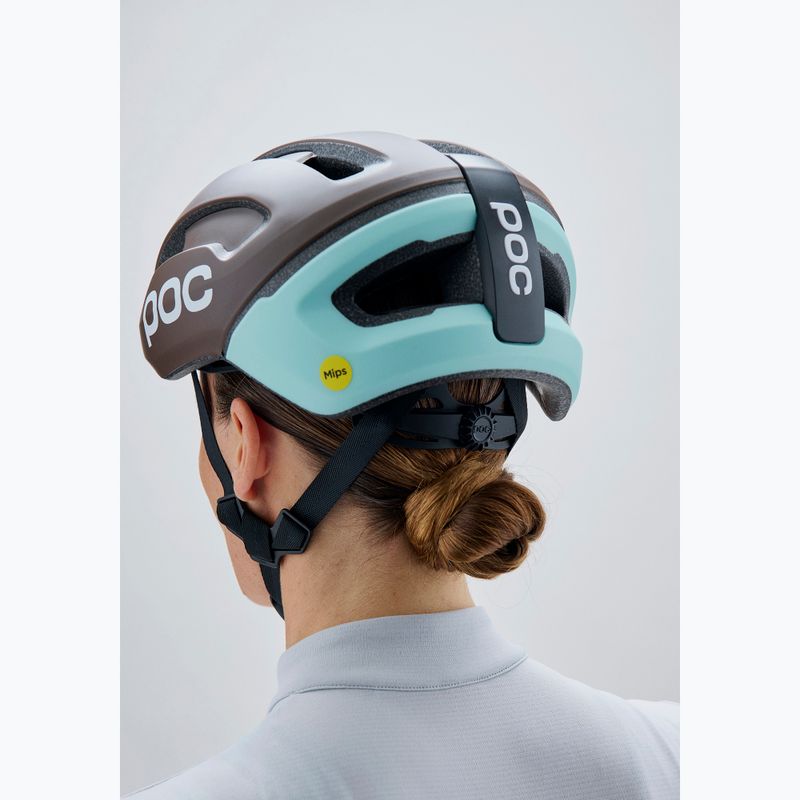 Cyklistická helma POC Omne Air MIPS bronzite brown matt/lazurite blue matt 15