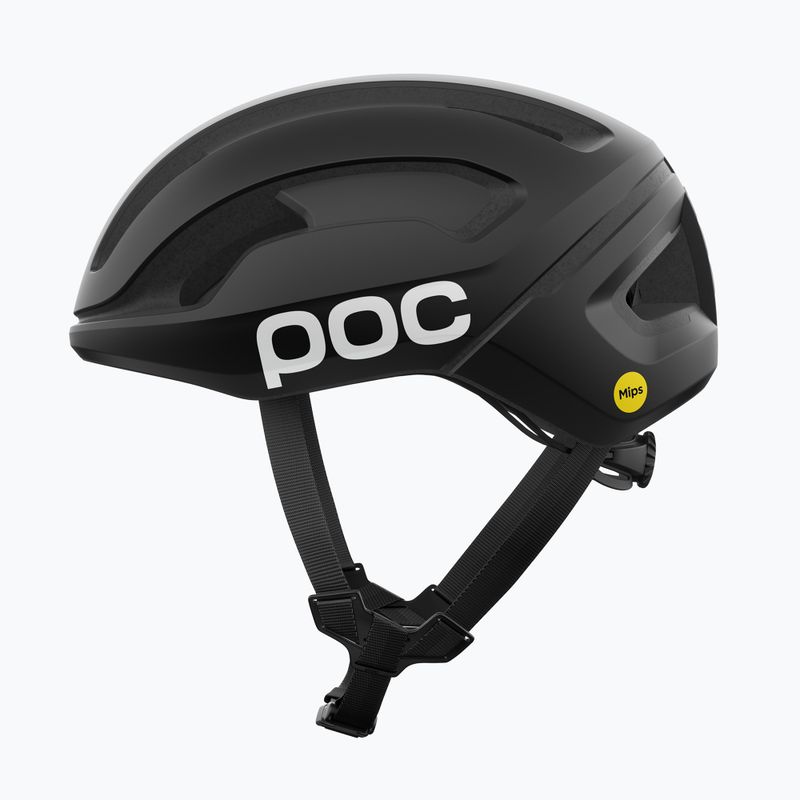 Cyklistická helma POC Omne Air MIPS uranium black matt/hydrogen white w. logo 10
