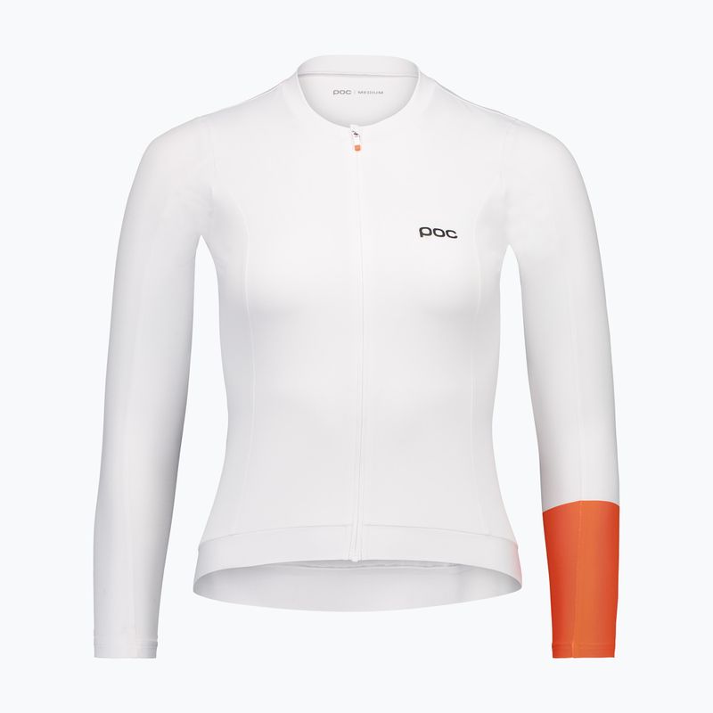 Dámské cyklistické tričko Longsleeve POC Cadence Jersey hydrogen white 3