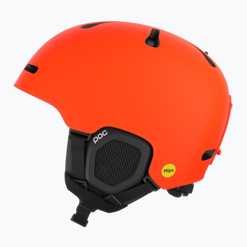 Lyžařská helma POC Fornix MIPS fluorescent orange matt 2
