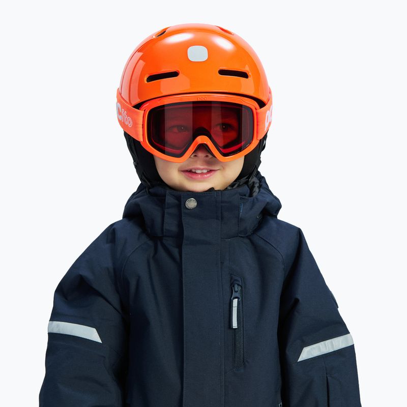 Dětská lyžařská helma POC POCito Fornix MIPS fluorescent orange 7