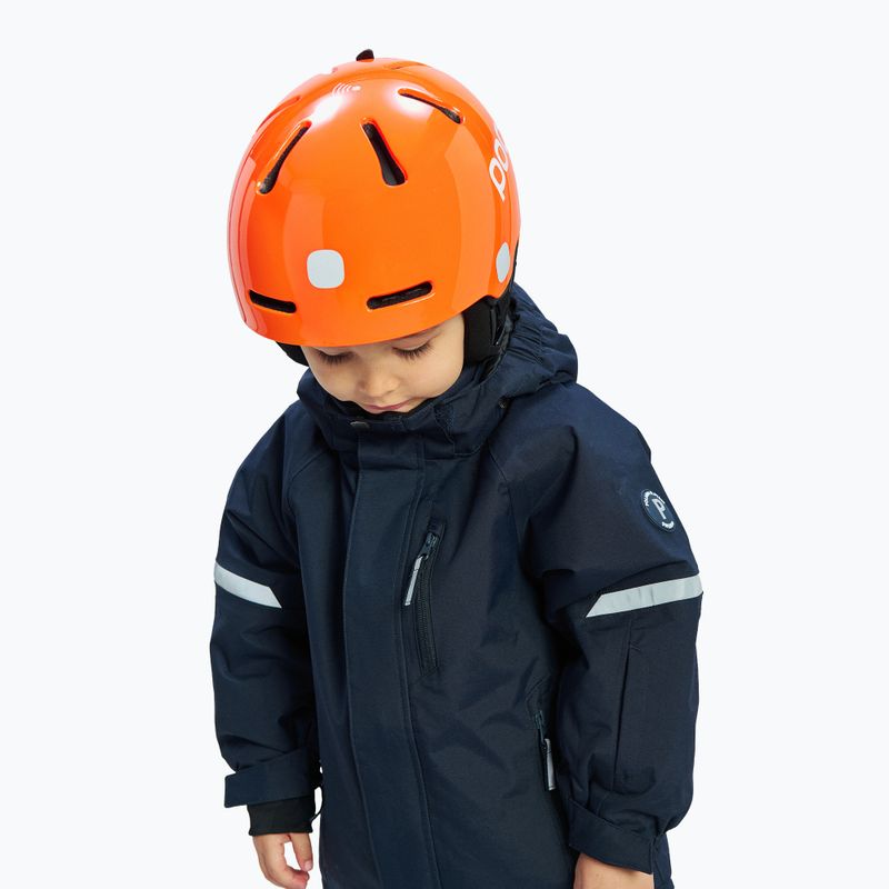 Dětská lyžařská helma POC POCito Fornix MIPS fluorescent orange 9