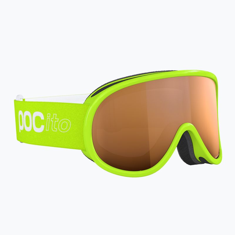 Dětské lyžařské brýle POC POCito Retina Jr S2 fluorescent yellow/green/partly sunny light orange 5