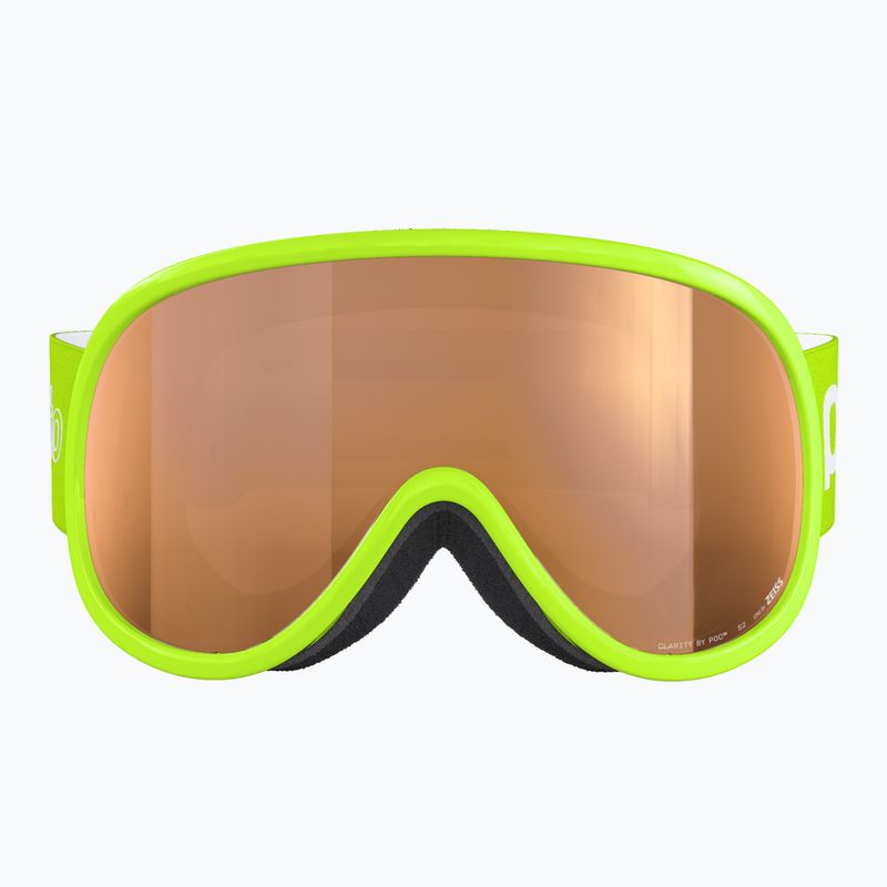 Dětské lyžařské brýle POC POCito Retina Jr S2 fluorescent yellow/green/partly sunny light orange 7