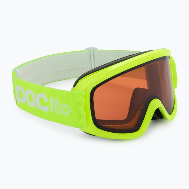 Dětské lyžařské brýle POC POCito Opsin fluorescent yellow/green/partly sunny light orange