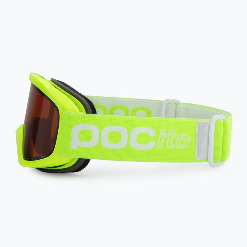 Dětské lyžařské brýle POC POCito Opsin fluorescent yellow/green/partly sunny light orange 4